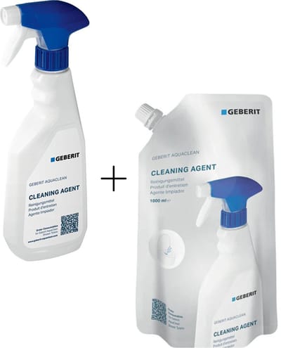 Geberit AquaClean Reinigingsmiddel 500ml – Geschikt voor Mera, Tuma, Sela, 4000 & 5000 Modellen + 1000ml navulling