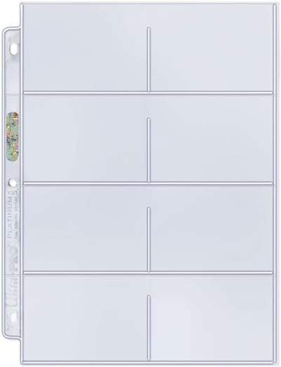 Kaarthoezen - Beschermhoezen - Kaarten Archiveren - PVC en Zuurvrij - 100 Stuks