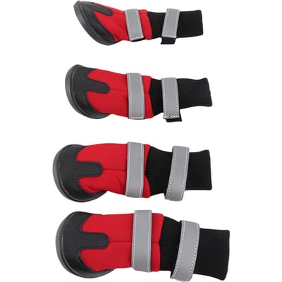 4 stuks Set Waterdichte Huisdier Hondenschoenen Antislip Beschermende Laarzen voor Grote Honden L