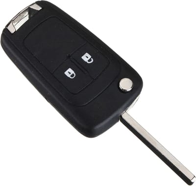 Autosleutelbehuizing - Sleutelbehuizing - Voor Opel Autosleutels - Vervanging Autosleutelbehuizing - 2 knoppen - LOUZIR