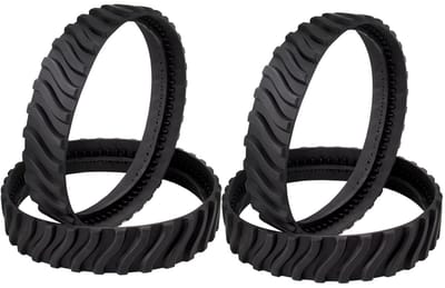Dailygoods- Banden Vervanging Hoogwaardige Kwaliteit - Tracks Banden - Geschikt voor Zodiac MX8/MX6 - Eenvoudig te Installeren - 4 Stuks - Onderdeelnummer R0526100 - Zwembadbanden