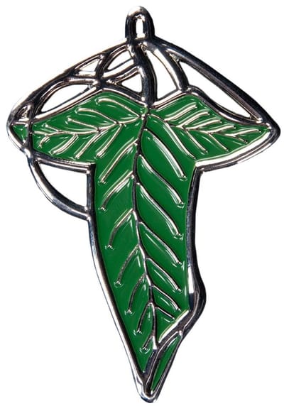 WETA Workshop Lord of the Rings Magnet Elven Leaf (Enamel) 4 cm Magnets