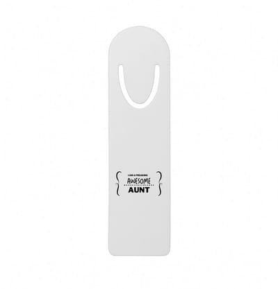 Hacebo® - I am a freaking awesome aunt metalen boekenlegger - Tante - geweldige tante - liefste tante - verjaardag - cadeau - kado - bedankje - geschenk Bladwijzer boekenleggers - 12.7 cm x 3.2cm
