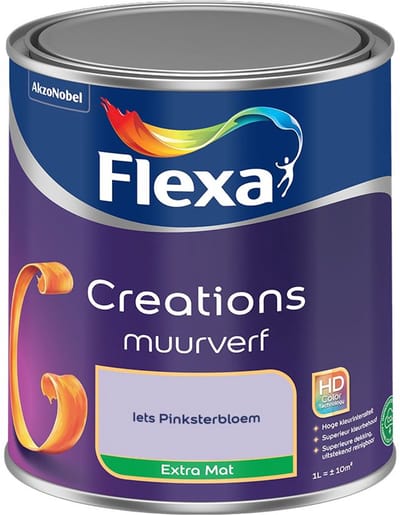 Flexa - Creations Muurverf Extra Mat - Iets Pinksterbloem - Mengverf - 1 L