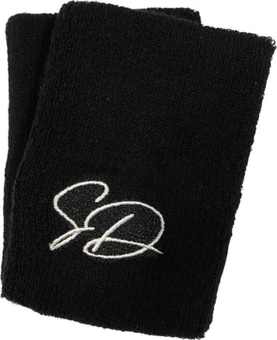 Sparkle & Dream - Polsbandjes/Zweetbandjes Zwart - Set van 2 stuks - voor turnen en gymnastiek