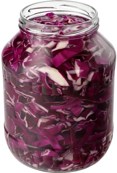 KADAX Weckpotten, 1,7 liter, inmaakpotten, diameter van 89 mm, inmaakpotten, komkommerglas, ronde potten (zonder deksel, 1 stuk)