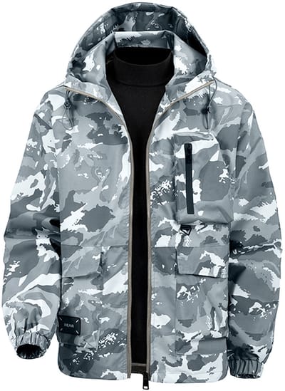 YOUTHUP Heren Jack - Camouflage en Waterafstotend jas - S