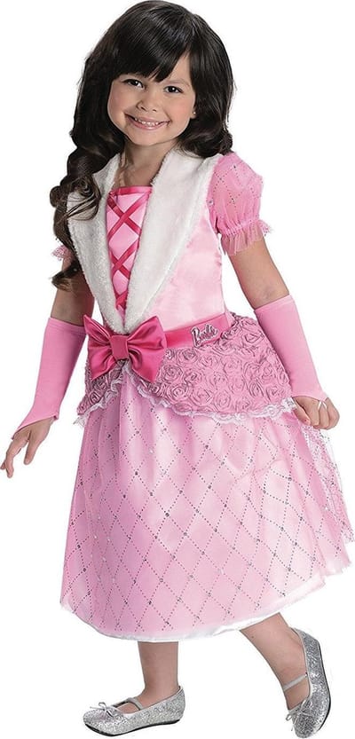 Barbie Jurk Prinses Rosebud -Maat 92