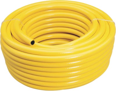 Robuuste tuinslang 30 m - Slangdiameter 12 mm - Geel, PVC, Versterkt