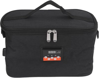 Verwarmingszak 8 liter voor auto met verstelbare temperatuurweergave - Draagbare voedselverwarmer 12V - Ideaal voor lunch onderweg - 30W