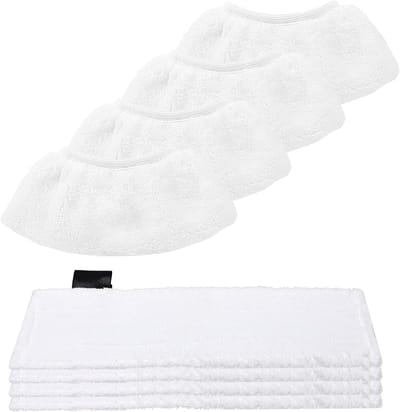 Famanu – 8 microvezeldoekenset compatibel met Kärcher SC 2 - SC 3 - SC 4 - SC 5 stoomreinigers - microvezel overtrekset accessoires voor Kärcher s