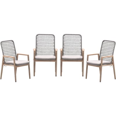 Garden Impressions Skala tuinstoelen set van 4 acacia / rope