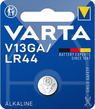 Varta - Knoopcel batterij - LR44 - High Energy Alkaline - 1,5 Volt