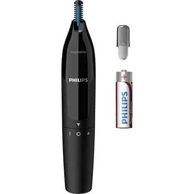 Tondeuse nez et oreilles Philips NT1650/17 (2-en-1 pour le nez et les oreilles) Noir black