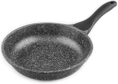 Stevige Aluminium Koekenpan met Steenanti-aanbaklaag - 18 cm
