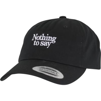 Mister Tee - Nothing To Say Wooly Combed Verstelbare pet - Zwart
