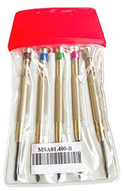 Speciale Kruis Schroevendraaiers 5 Stuks Swiss Made