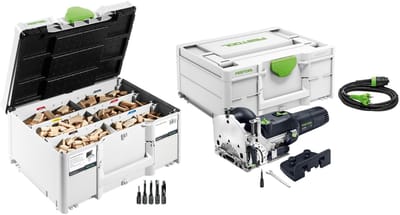 Festool DF 500 RQ-Plus domino-frees DOMINO 420 W 4 - 10 mm + assortiment domino's + Systainer