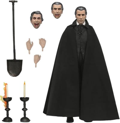 Actiefiguur Graaf Dracula - Horrorfiguur Speelfiguur - Verzamelen en displayen - Gedetailleerd ontwerp - 18 cm - Zwart