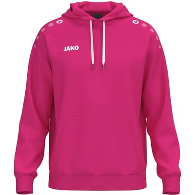 JAKO Sweater met kap One Cotton deep pink kindermaten 6701k-170