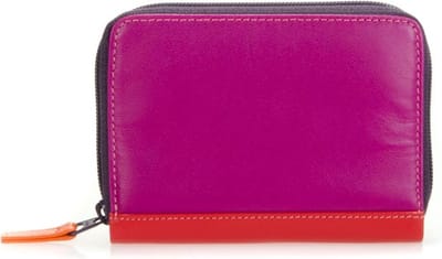 Mywalit Zip Around Credit Card Holder Sangria Multi