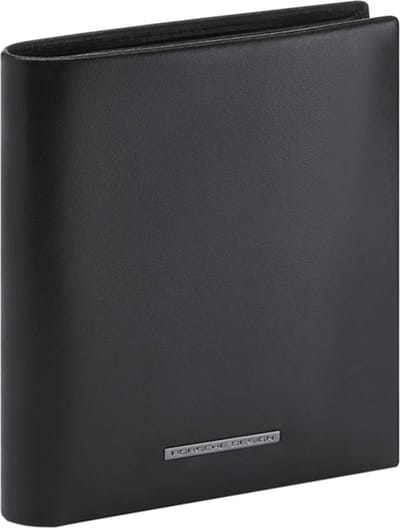 PORSCHE DESIGN Leren Portemonnee Classic Wallet 6 Black Zwart