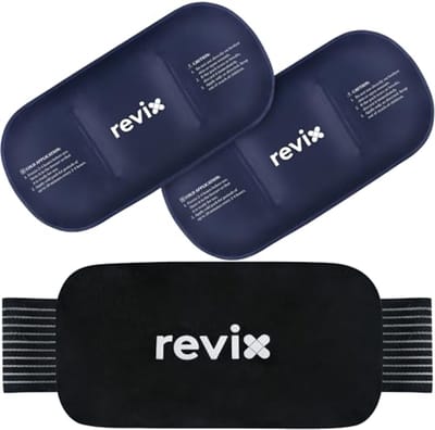 Herbruikbare ijspakken voor blessures - Set van 3 gel-koudepakken voor rug, schouder, heup en knie