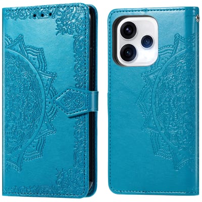 imoshion Hoesje - Geschikt voor Oppo Reno15 (5G) - Mandala Bookcase - Turquoise