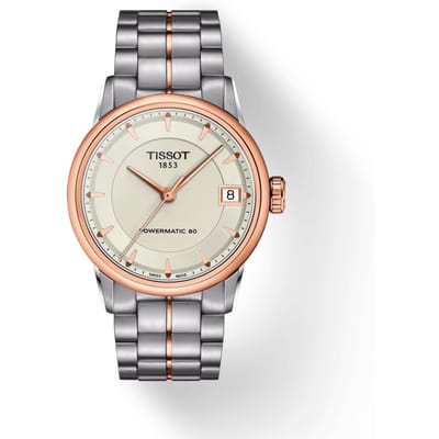 Tissot Roestvrij Staal ivoorkleurige Wijzerplaat Heren Modehorloge T086.207.22.261.01 ivoor