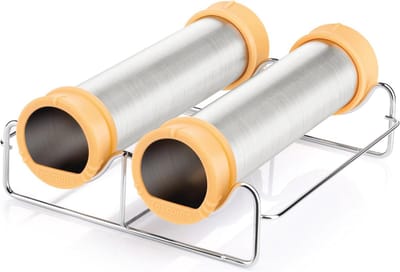 Bakvorm voor traditionele Trdelník - 20,6 x 9 x 21,6 cm, Geel/Zilver