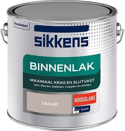 Sikkens - Binnenlak Hoogglans - C8.04.67 - Mengverf - 2,5 L