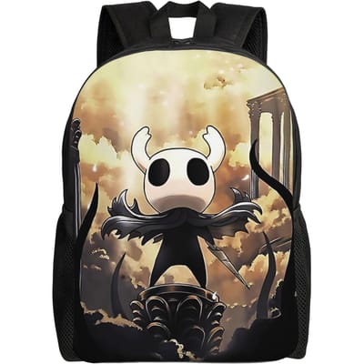 Hollow Knight Klassieke Rugzak met Vak Middelbare School Werk Actie Avontuur Esthetiek Dagrugzak Laptop Computer Canvas Tassen