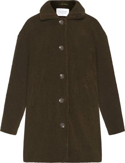 SISTERS POINT Dofi-new.ja1 Dames Jas - Khaki - Maat L
