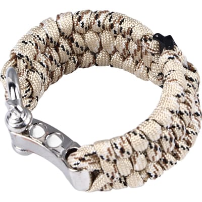 Bracelet de Montre de Rechange Bracelet de Montre Tissé Nylon Paracorde Tissé Fait Main Bracelet de Montre pour Suunto 7 9 D5i 24mm Désert beige