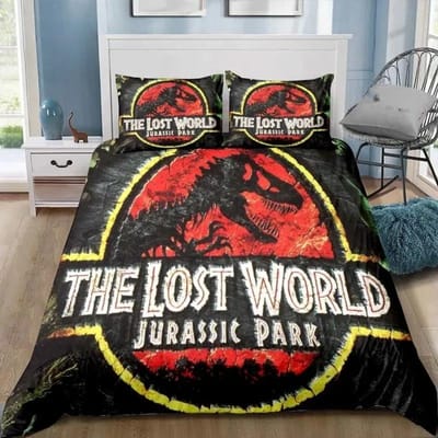 Dinosaurus Jurassic Park 3D Print Beddengoed Set Eenpersoons Twin Volledig Queen King Maat Bed Set Volwassene Kind Slaapkamer Beddengoed Cadeau 175X220cm-3pcs
