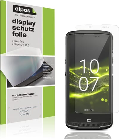 dipos – 4x Matte Beschermfolie geschikt voor CROSSCALL Core-M6 | Krasbestendige & antireflecterende Screenprotector Ultra-Thin