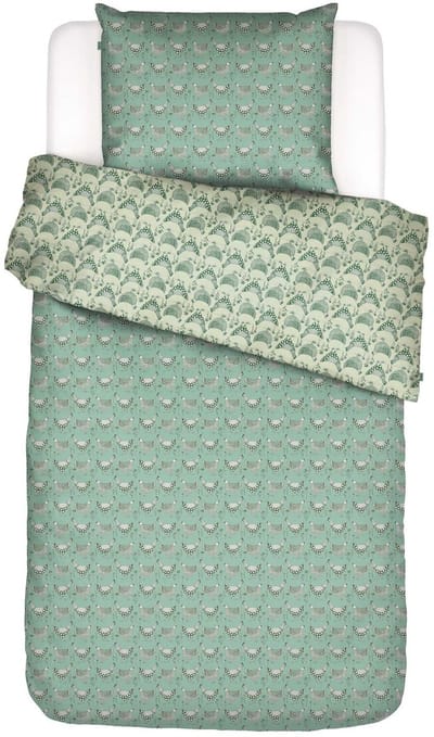 Essenza Chicken Run Dekbedovertrek Turquoise - Tweepersoons – 200x200/220 cm