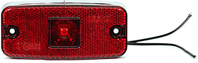 led zijmarkeringslamp universeel rood 1x led - led contourlamp - zijlamp - breedtelamp