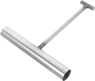 Putdekselhaak - Hijshaak Riolering - Veilig Optillen - Ergonomisch Antislip - 16.7 x 15 cm - Zilver
