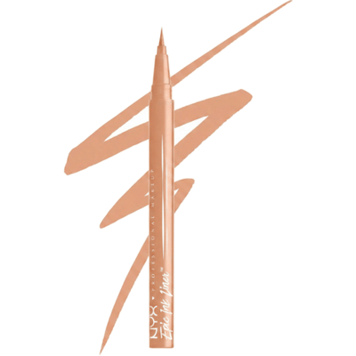 NYX Professional Makeup Epic Ink waterbestendige veganistische vloeibare eyeliner - kleur Lil Toasty (mat beige)