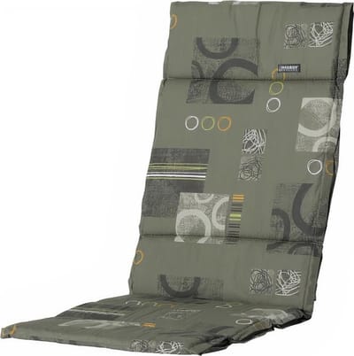 Madison - Tuinkussen - Fiber De Luxe - Hoge Rug - Bob Green - 125x51cm - Groen