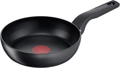 Tefal Hard Titanium Pro Koekenpan - Ø20cm - Extra diep - Inductie - Aluminium - Zwart