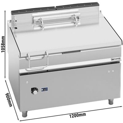 GGM Gastro Gas Kippbratpfanne - 120 Liter - 30 kW - mit Motor
