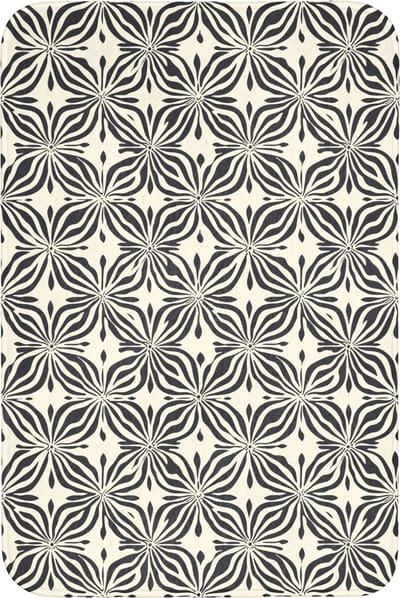 Badmat 60x90 cm - Antislip - Grafisch - Patroon - Zwart - Badmatten voor badkamer - Badkamermat - Douchemat - Badkamer mat
