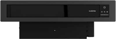 Klarstein Brisa Afzuigkap - A+ energie-efficiëntie, 708 m³/u luchtstroom, Stil 42-66 dB, Automatische opklaptechniek, Touch-bediening, LED-verlichting, Roestvrij staal