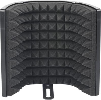 Bolt Edge Microfoon Reflectiefilter - Geluidsscherm en Geluidsdemper - Met Microfoonstandaard en Statief