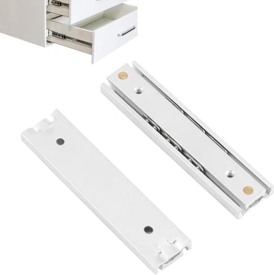 Trekbare Plank Hardware voor Keukenkast, Aluminium Legering met Soepele Glijbaan en Zachte Sluiting, Capaciteit tot 352.73oz, Ideaal voor Organisatie en Ruimtebesparing