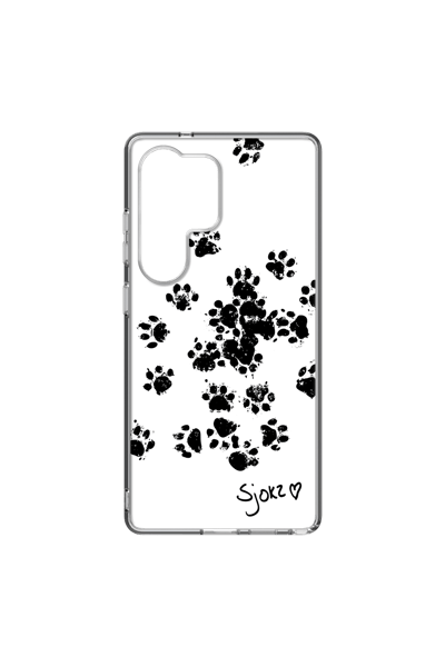 Samsung Galaxy S25 Ultra Sjokz Paws Hybrid Case Anymode Transparent