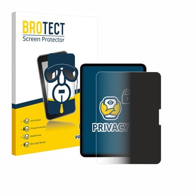 BROTECT - privacy screenprotector voor Apple iPad Pro 11" 2024 / 2025 - Folie Beschermfolie Blauwlichtfilter