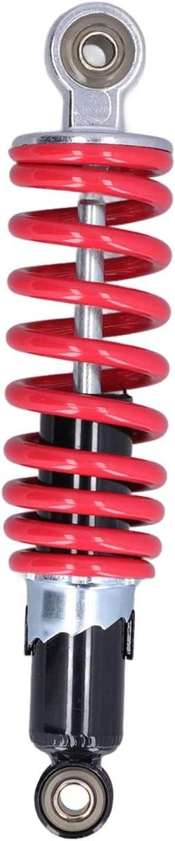 Schokdemper Achter - Veer Demper - Motor Rijden - Sterke Compatibiliteit - 250mm Lengte - Rood Zwart